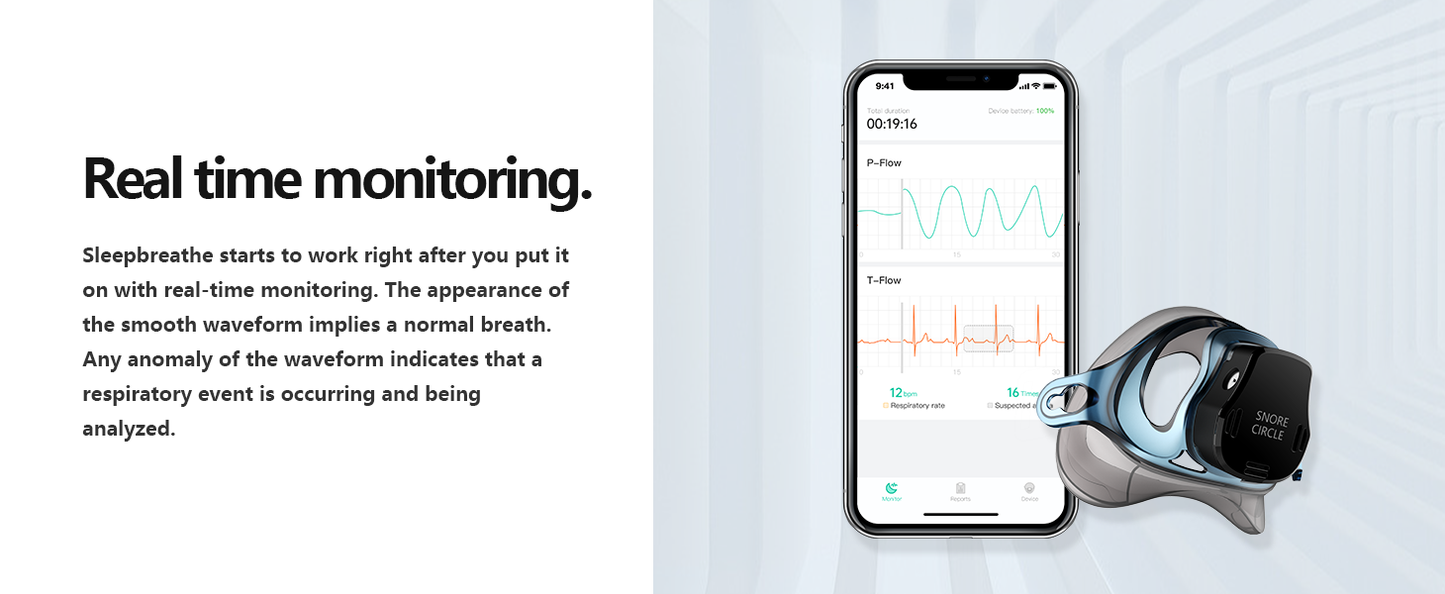 Sleepbreathe Comprehensive Sleep Breathing Monitor